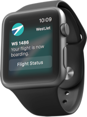 WestJet on a Watch
